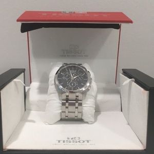 Tissot men’s chronograph stainless steel bracelet